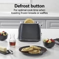 thumbnail image 5 of Hamilton Beach 2 Slice Toaster with Bagel, Defrost, and Cancel Buttons, Black, 5 of 9