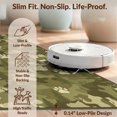 thumbnail image 6 of Design&I 9'x12' Washable Area Rug Camo Motif Print Forest Tracks Woodland Antler Border Hunting Flowing Dynamic for Dining Room, Basement, Large Office, Snag-Free, 6 of 7