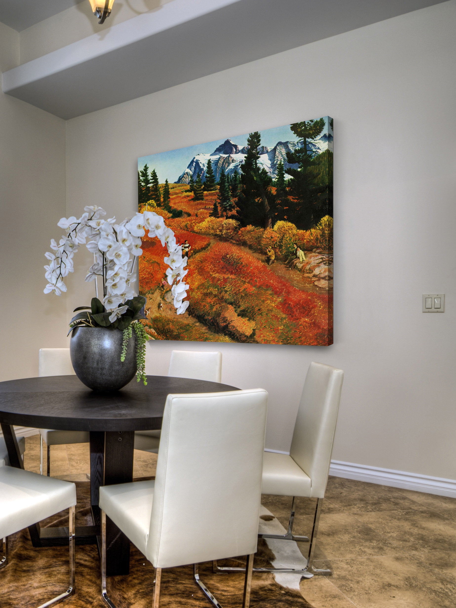 "Fall Photo Op" Painting Print on Wrapped Canvas