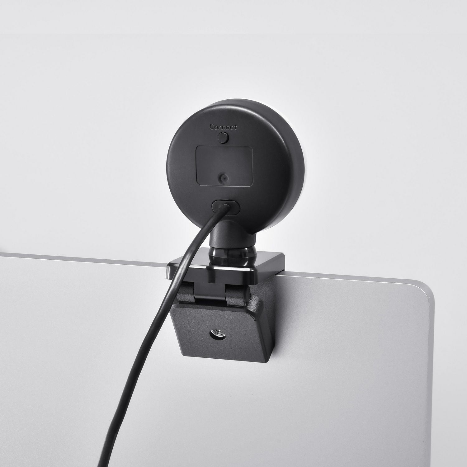 onn. 1440p Swivel Head Ring Light Webcam