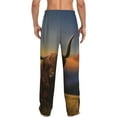 thumbnail image 3 of Balery Yak print Men's Pajama Pants,Ultra Lightweight Pjs,Lounge Pant-XX-Large, 3 of 9