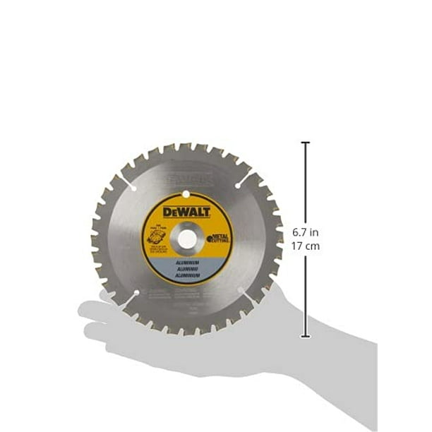 DEWALT DW9152 6 1 2 Inch 36 Tooth Aluminum Cutting Saw Blade with