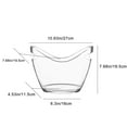 thumbnail image 3 of Bxaolu Ice Bucket for Parties 4 Liter Beverage Tub Ice Tub Wine Beer Drink Buckets for Parties Mimosa Bar Clear Plastic Champagne Acrylic Ice Bucket with Scoop for Cocktail Beer Bottle, 3 of 7