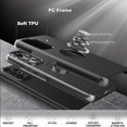 thumbnail image 6 of Galaxy A53 5G Case, Samsung Galaxy A53 5G Case with HD Screen Protector, [Military Grade] Shockproof Protection Case with 360° Magnetic Built-in Ring Kickstand Case for Samsung A53 5G, Black, 6 of 7
