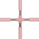 thumbnail image 4 of 2 bastones de entrenamiento de postura extraíbles con hebilla fija, soporte para espalda suave para adultos y niños, color rosa, 4 of 14