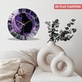 thumbnail image 4 of Decorative Clocks：Adorable Black Cat Sitting in A Crescent Moon Glass Wall Clock for Homes, Bars, Offices, Man Caves, Garages, And Living Rooms. Also Makes A Great Gift. St, 4 of 8