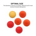 thumbnail image 2 of Balones De Fútbol De Mesa Esmerilados 1,41 Pulgadas Hips Balones De Fútbol De Mesa Ligero Accesorio De Fútbol De Mesa Kit De Futbolín Para Juego De Mesa Competición Deportiva 6 Uds Eigraketly OD007645-00, 2 of 6
