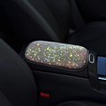 thumbnail image 3 of IFENG Bling Car Accessories set for Women, Bling Steering Wheel Cover for Women Universal Fit 15 Inch, Rhinestone Center Console Cover, Bling Gear Shift Cover, Crystal Car Decor Set 3pc (Multicolor), 3 of 6