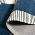 thumbnail image 5 of SAFAVIEH Ebony Blake Geometric Area Rug, Beige/Blue, 6' x 6' Round, 5 of 7