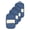 Federal Blue, variant on RITZ Pot Holder Mitz Set, 100% Cotton, 4-Pack, 5.5" x 8.5", Federal Blue