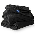 thumbnail image 3 of Bare Home Ultra-Soft Microplush Fleece Bed Blanket, Throw/Travel, Charcoal, 3 of 7