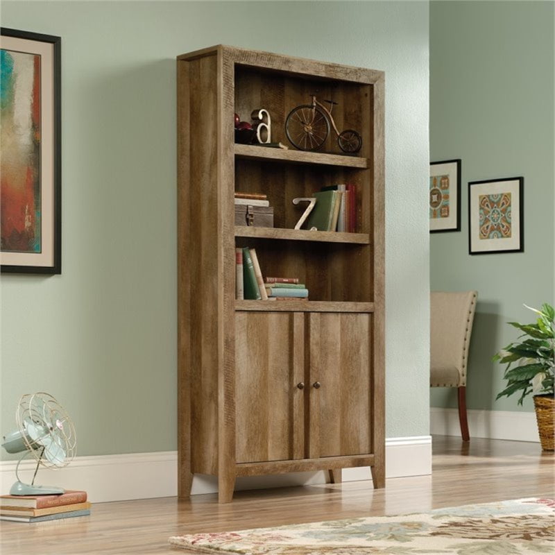 Pemberly Row 3 Shelf Bookcase in Craftsman Oak
