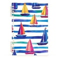 thumbnail image 7 of FORMRS 1-Subject Spiral Notebook 8" x 5" College Ruled 60 Refillable Sheet, 2 Pack, Blue Hand Drawn Sailboats, 7 of 7