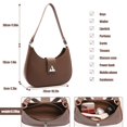 thumbnail image 4 of Bolso con bandolera JANSBEN Small Clutch para mujer, color negro, 4 of 6