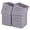 Gray, variant on Resulzon 11" Collapsible Fabric Storage Cubes, 4 Foldable Cube Bins Closet Organizers with Handles for Closet Clothes, White