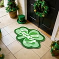 thumbnail image 6 of St. Patrick Shamrock Bathroom Rug, Shamrocks Tufted Decorative Doormat Washable Kitchen Rugs, Ideal Comfort Nonslip Doormats Rug Shower Bedroom Decor Gift, 6 of 6