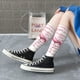 thumbnail image 5 of Fotbe Flamingo Calcetas Divertidas Estampadas para Hombre y Mujer, Calcetas de Algodón hasta la Rodilla para Caminar, Correr, Enfermería y Embarazo, 5 of 6