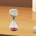 thumbnail image 6 of TISHITA Glitter Sand Glass Timer Hourglass Sand Timer Home Handmade Craft Tabletop Decoration Timer for Birthday Gift Faimly Children Red, 6 of 8