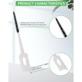 thumbnail image 3 of Hilo dental con palillos YEERSUO 300 piezas, silicona suave, negro, 3 of 6
