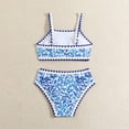thumbnail image 5 of Bathing Suits Girls Kids Fashion Leisure Bikini Hot Spring Vacation Beach Swimsuit Swimsuit Girl Sky Blue, 5 of 6