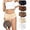 Black /White/Red Brown/Nude/Coffee Brown, variant on Women's Camel Proof Seamless Underwear Camel Concealer Toe No Show Yoga Bikini Workout Panties S-XXL