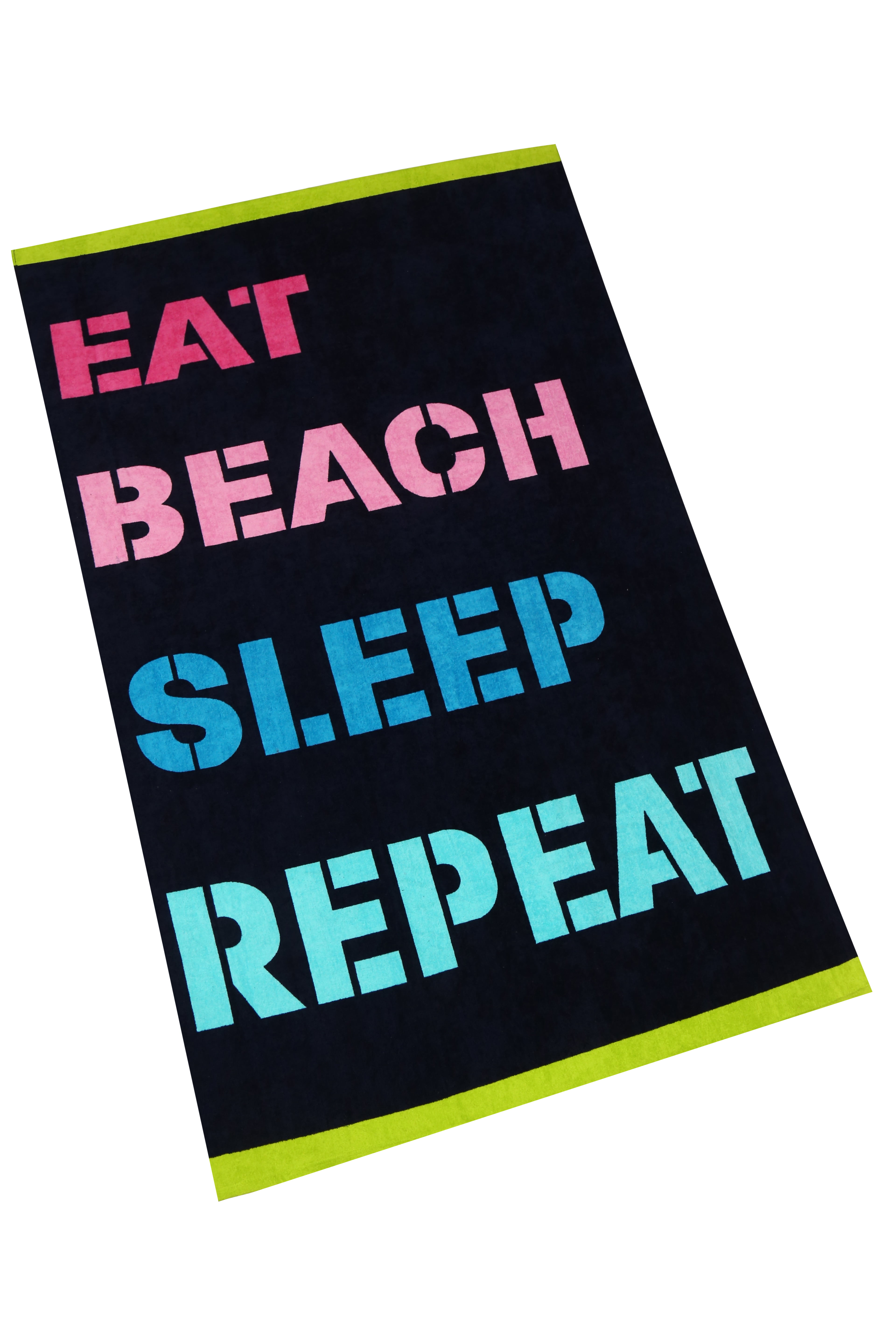 Better Homes & Gardens Cotton Oversized "Eat Beach Sleep Repeat" Beach
