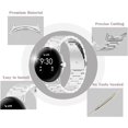 thumbnail image 2 of KOMI 2 Pairs Compatible for Google Pixel Watch 2 Connector, 20mm Stainless Steel Replaceable Connection Adapter for Google Pixel Watch Accessories, Pixel Watch Band Connector Adapter (Silver), 2 of 6