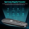 thumbnail image 2 of Présentateur Sans Fil Grossissant LED LCD Numérique Pointeur Air Mouse Fonction USB Rechargeable Powerpoint Présentation Clicker, 2 of 9