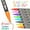 A, variant on Metal Flash Fluorescent Marker Pens,Dual-tip Watercolor Highlighter,Bright Colors for Painting Drawing Sketching,Kids Adult Art Supplies,Creative Stationery Set,3ml Ink,Durable Ink