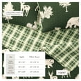 thumbnail image 5 of Great Bay Home Rustic Lodge Reversible Reversible Quilt Set With Shams (Twin, Rio Ridge - Forest Green), 5 of 6
