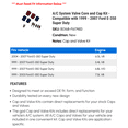 thumbnail image 2 of A/C System Valve Core and Cap Kit - Compatible with 1999 - 2007 Ford E-350 Super Duty 2000 2001 2002 2003 2004 2005 2006, 2 of 2