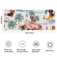 thumbnail image 3 of Dachshunds Tropical Beach Bathroom Rugs Mat,Non Slip Microfiber Bathroom Rug,Rubber Backing,Soft Bathroom Mats for Bathroom Floor,Tub and Shower,60x24in(150x60cm), 3 of 5