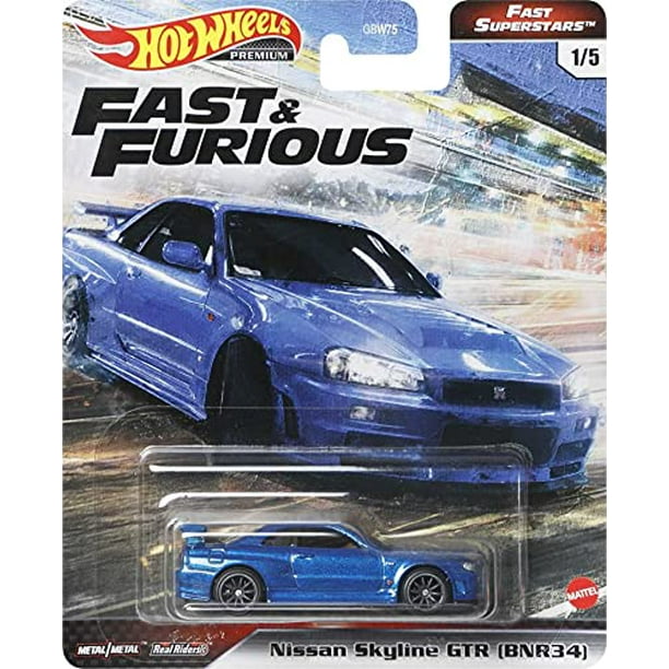 Hot Wheels 2016 Walmart Fast & Furious Set 2/8 Nissan Skyline GT-R