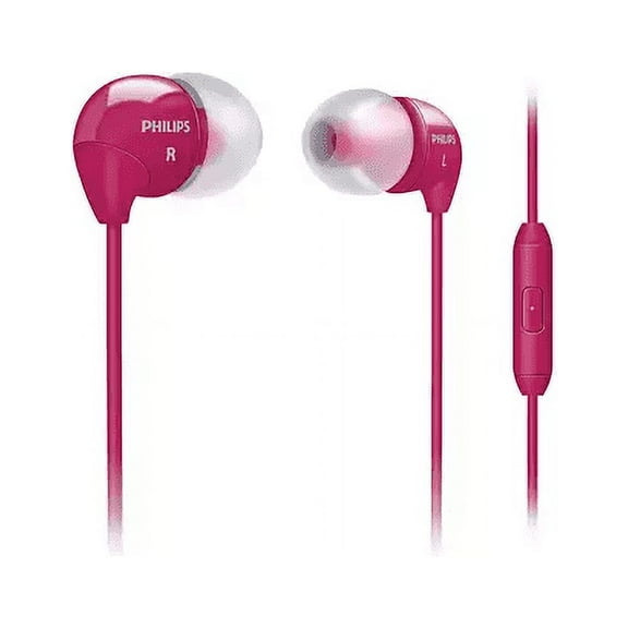 Philips SHE3595PK/28 in-Ear Headset with Mic, Pink