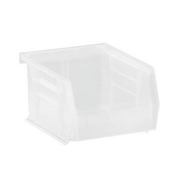 Quantum Storage 4-1/8 in. W X 3 in. H Storage Bin Plastic 1 compartments Clear