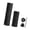 Black, variant on Yihuala 1pair Antiskid Bicycles Handlebars Grip Ergonomic Bike Handlebars Cover for Various Bike Models