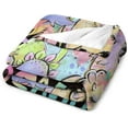 thumbnail image 6 of Just A Girl Who Loves Dinosaurs Blanket Cute Dinosaurs Decor Throw Blanket Gifts for Girls Super Warm Soft Plush Lightweight Fleece Flannel Blanket Winter Bedding Blanket for Kids Adults Women 60"x80", 6 of 6