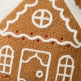 thumbnail image 3 of My Texas House 16" x 14" Gingerbread House Shaped Decorative Pillow, 3 of 5