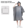 thumbnail image 3 of Heavy Duty Eva Raincoat Reusable Thickened Stormproof Adult Rain Poncho Portable Waterproof Outdoor Rain Jacket for Hiking Camping Mountaineering, AKLJWH, 3 of 7