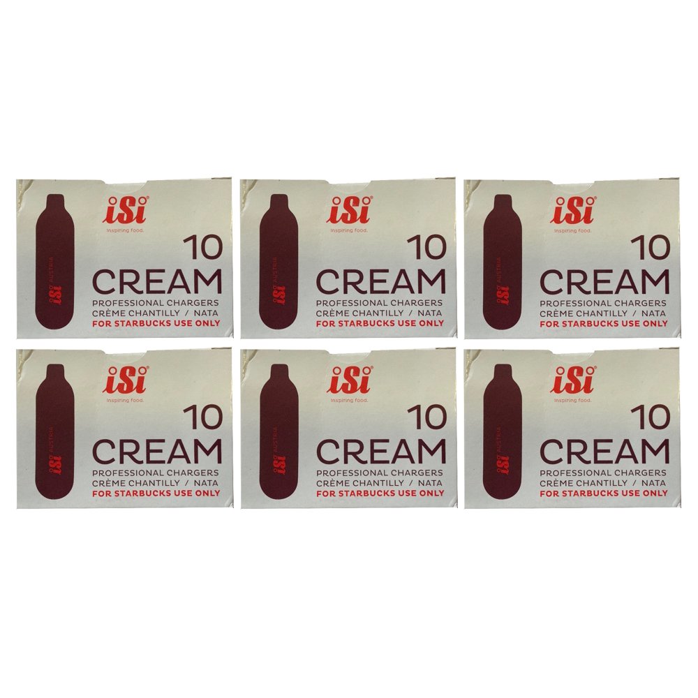 iSi (60 Cartridges) Professional Whipped Cream Cartridges 10ct Boxes x