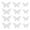 Z1_2Silver, variant on Promotion Sale! Nomeni Home Wall Stickers 12Pc 3D Hollow Butterfly Wall Décor 3 Sizes Butterfly Decor Hollow Carving Butterfly Exquisite Design, Party Cake Decorations Clearance Sale Rose Red