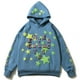 thumbnail image 1 of Graffiti Letter Foam Plus Velvet Kanye Sudaderas Hombres de gran tamaño Fleece Stranger Things Sudadera con capucha Unisex Pullover Hoody Tan Jianjun unisex, 1 of 2