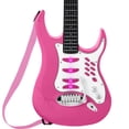 thumbnail image 3 of Walmart Exclusive Best Choice Products Kids Electric Guitar Toy w/ 6 Demo Songs, Microphone, Amp - Walmart Pink, 3 of 7