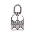 thumbnail image 1 of Lifting Hooks, Clamps Shackles M32 Swivel Stainless Steel 304 Double Pulley Block Fixed Pulley Lifting, 1 of 3