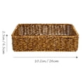 thumbnail image 2 of PAMINGONO Plastic Utensil Basket Wear-Resistant Coffee Woven Kitchen Accessory, 2 of 8