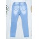 thumbnail image 2 of ABPHQTO Vaqueros rasgados lavados azul claro de mujer, 2 of 5