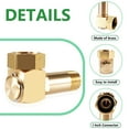 thumbnail image 4 of Hose Reel Replacement Parts, Garden Hose Adapter, Swivel Hose Reel Cart Connector, 4000 Brass Replacement Part Swivel Fittings, 4 of 7