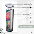 thumbnail image 5 of Waldeal Multi Mushrooms Tumbler with Lid, 20oz Stainless Steel Vacuum Insulated Travel Cup Coffee Mug, 5 of 9