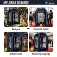 thumbnail image 5 of Inflatable Cash Cube Booth, 8.2x5.2 x 5.2 ft Inflatable Money Grab Machine for Business Advertising Event Promotion(Black), 5 of 10