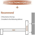 thumbnail image 5 of 2Pcs Bed Frame Anti-Shake Tool Adjustable Threaded Headboard Stopper Fixer Prevent Loosening Silent Bedside Anti-shake Support for Bed Cabinet Chair Sofa Furniture, 5 of 5